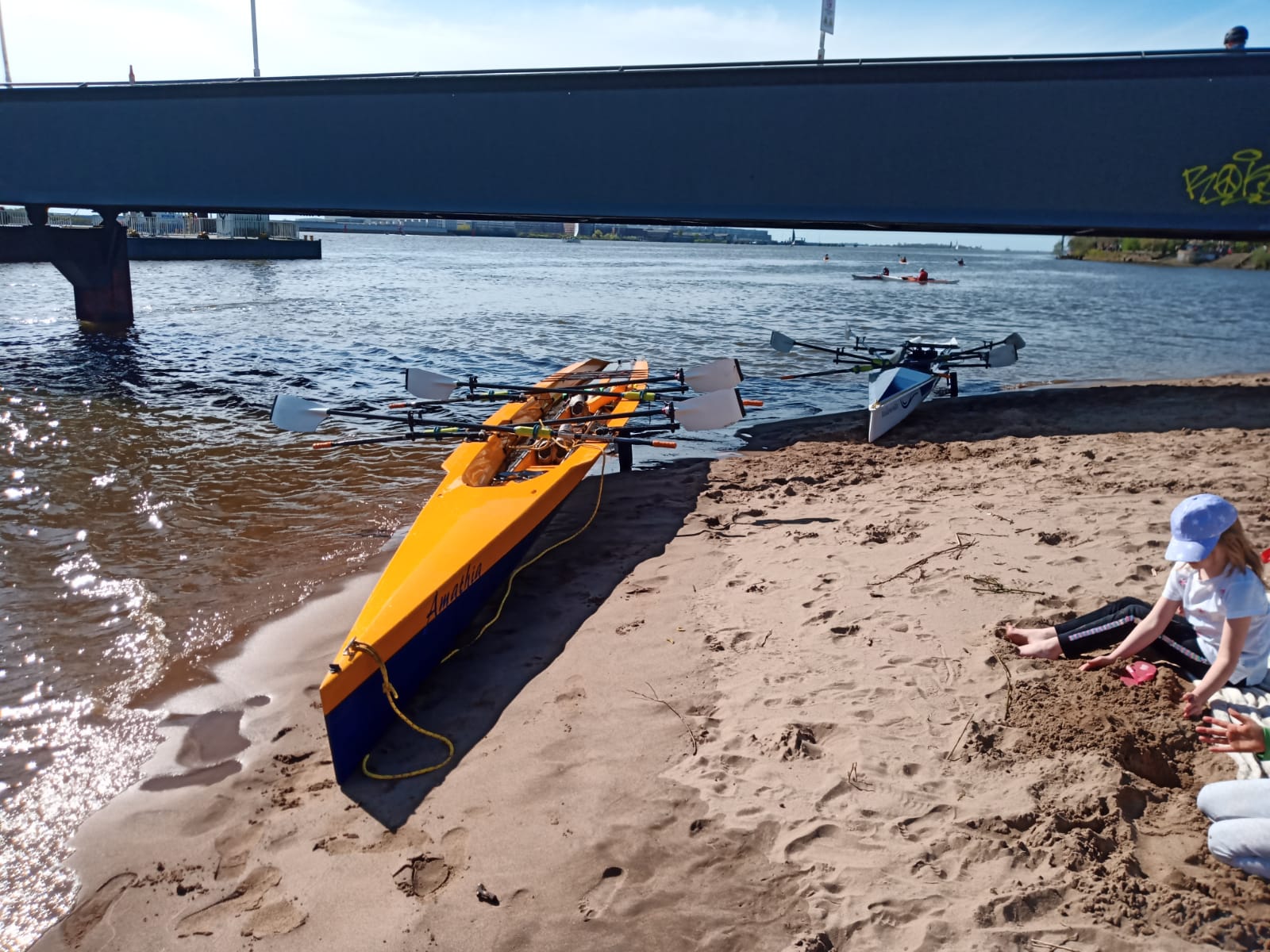 Boote am Strand