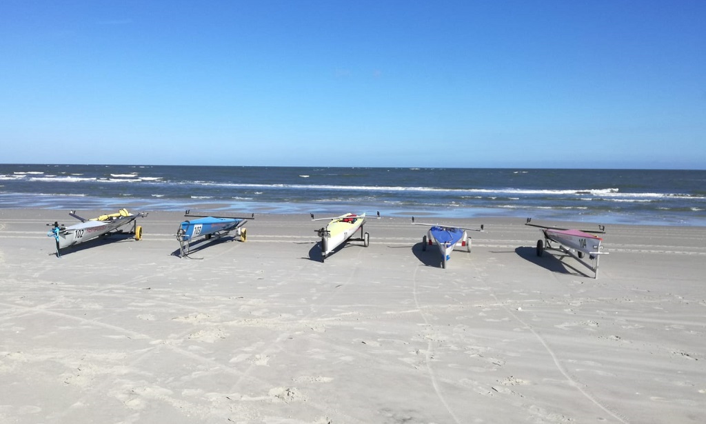 Coastal-Einer am Strand